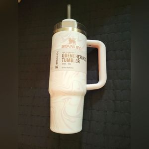 Stanley 30oz Rose Quartz Swirl Stainless Steel Tumbler